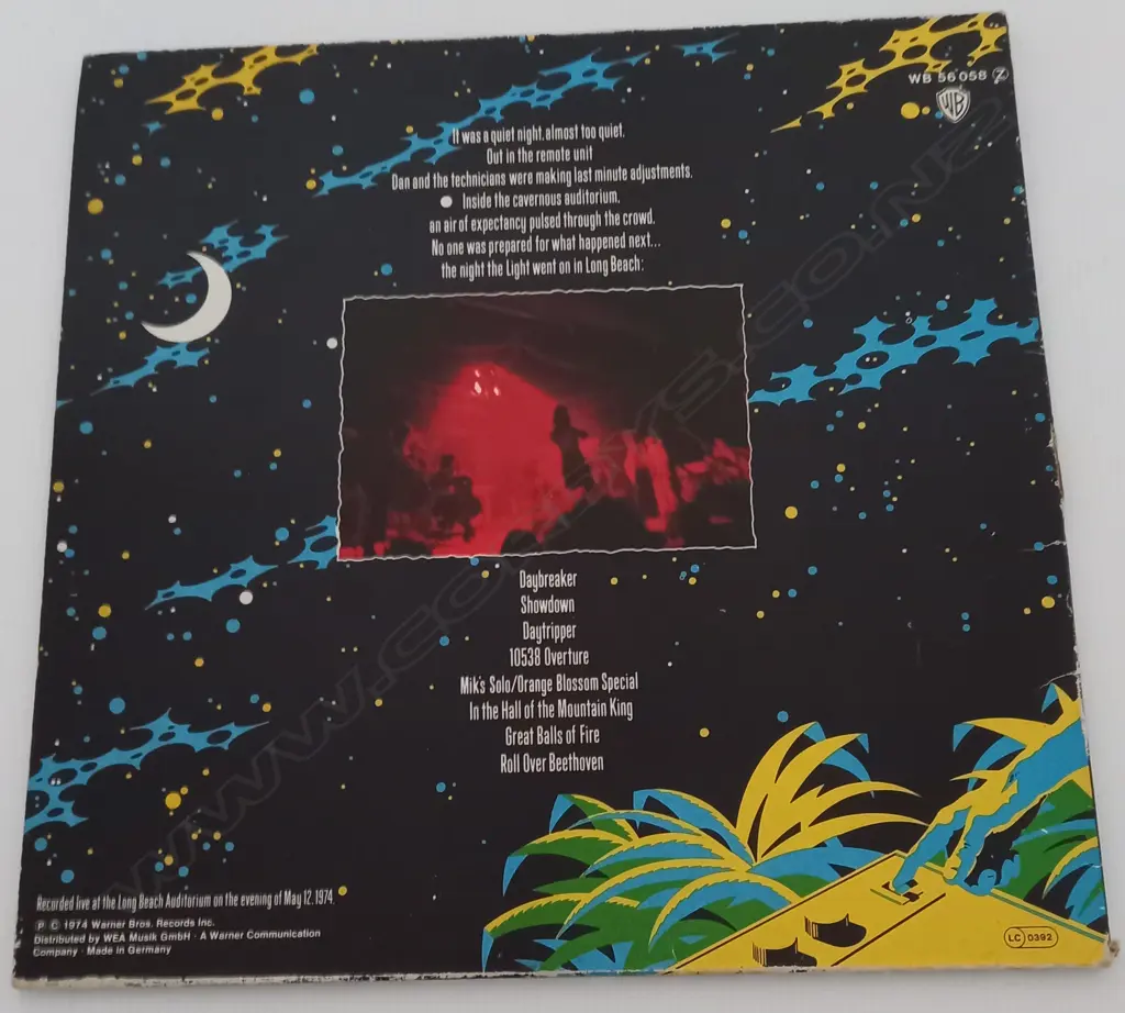 Electric Light Orchestra, The Night The Light Went On (In Long Beach) Image 1++